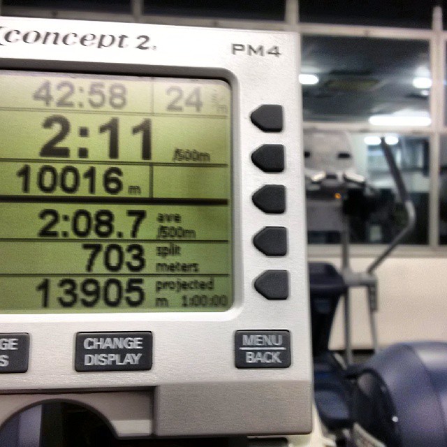 Fotka od Ferdika. 18/366: Since I still can not run I am discovering new methods of quality training. #Concept2 rowing trainer! #rowing, #paddling, #trainhard