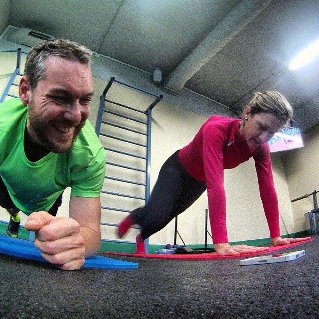 Fotka od Ferdika. 25/366: Inspired by my wife: #tabata interval training really hurts:-) #fitness, #gym, #trainhard, #gopro
