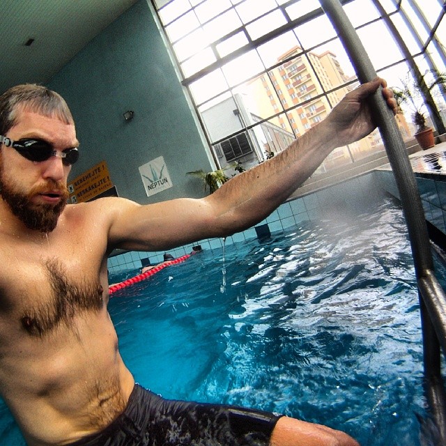 Fotka od Ferdika. 83/366: After #swim #training today during the lunch time. #swimtraining, #freestylestroke, #freestyleswimming, #crawl, #workinghard, #bestoftheday